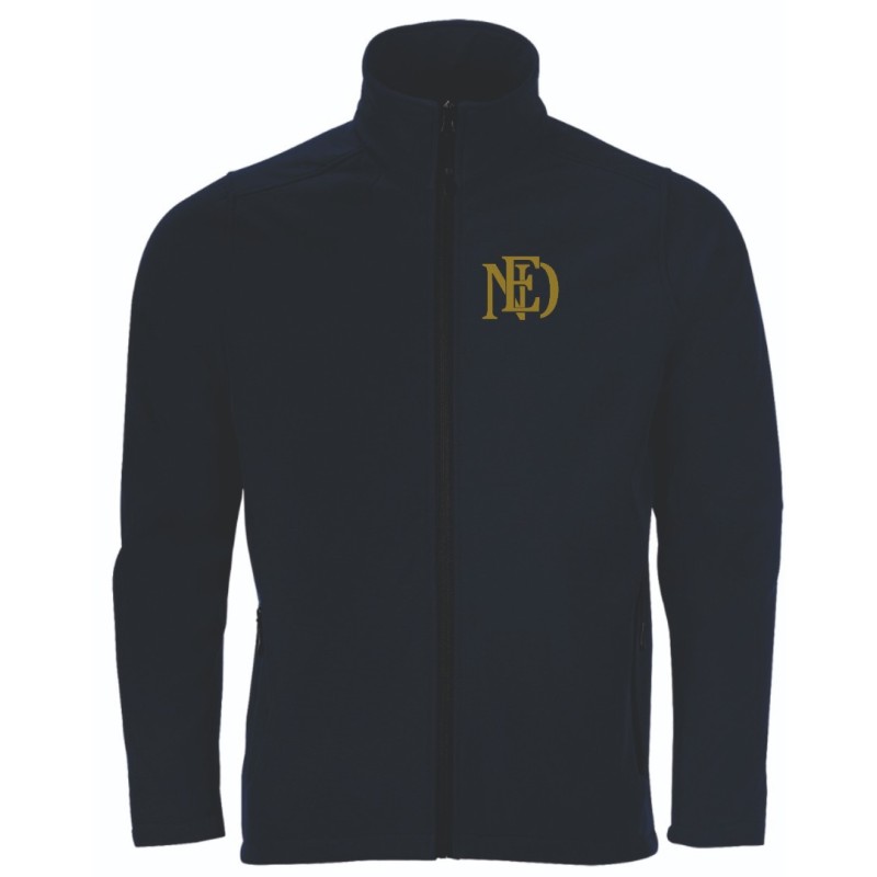 ΜΠΟΥΦΑΝ SOFTSHELL ΜΠΛΕ NAVY ΜΕ ΚΕΝΤΗΜΕΝΟ ΛΟΓΟΤΥΠΟ