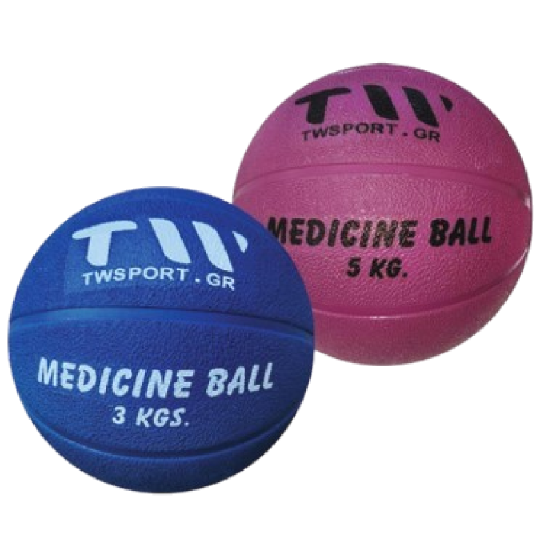 TW MEDICINE BALL-RUBBER 50055-50057